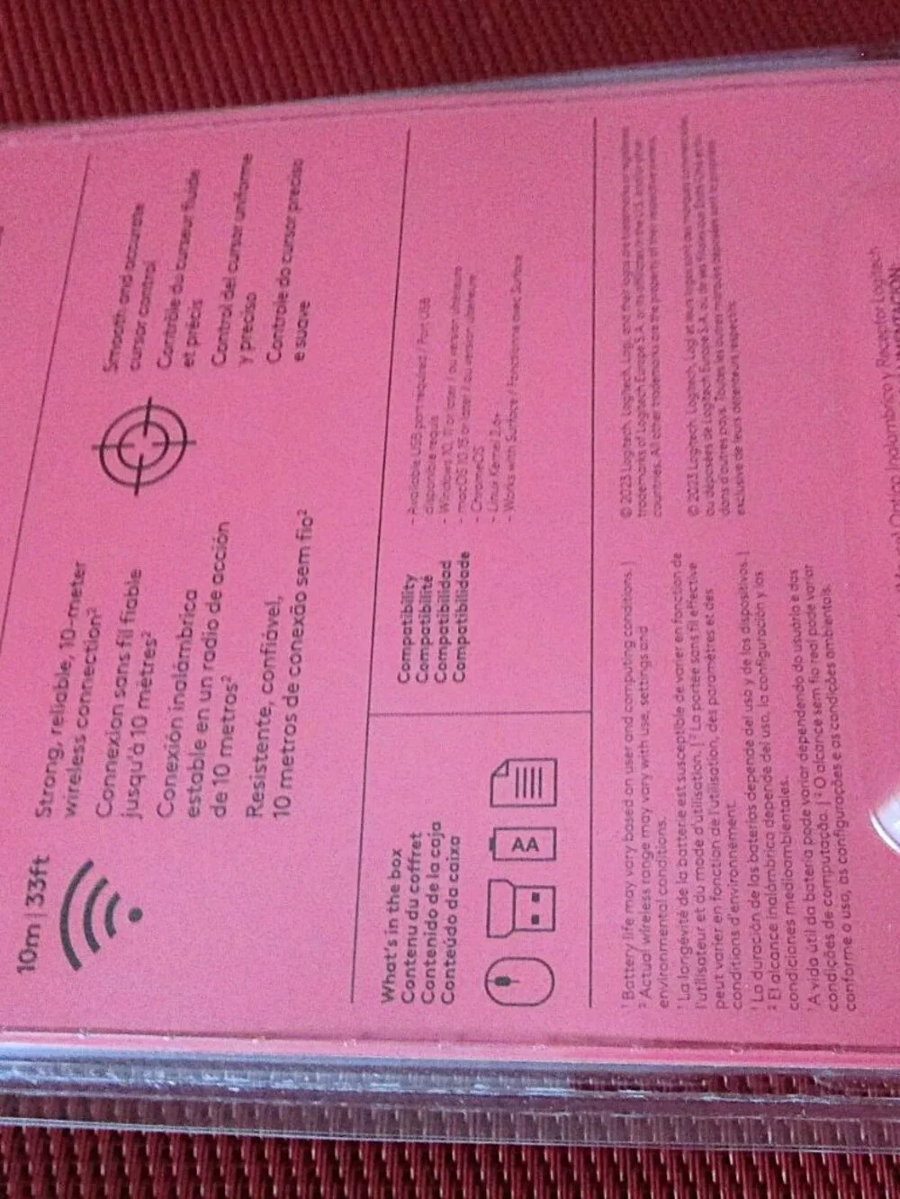 Logitech Limited Edition Design Collection Wireless Mouse, NIP
